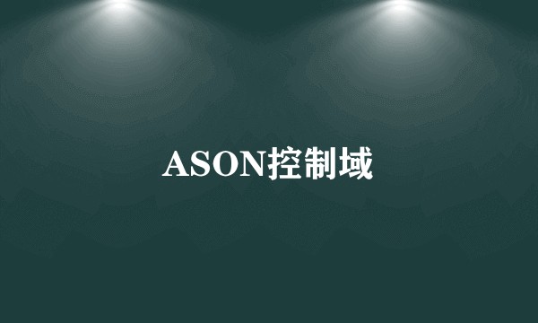 ASON控制域