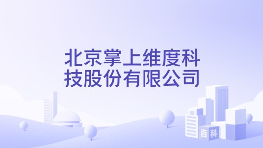 北京掌上维度科技股份有限公司