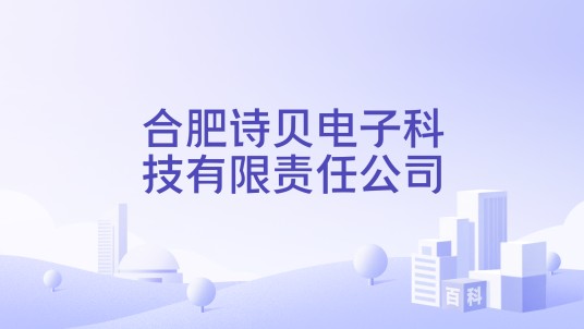 合肥诗贝电子科技有限责任公司