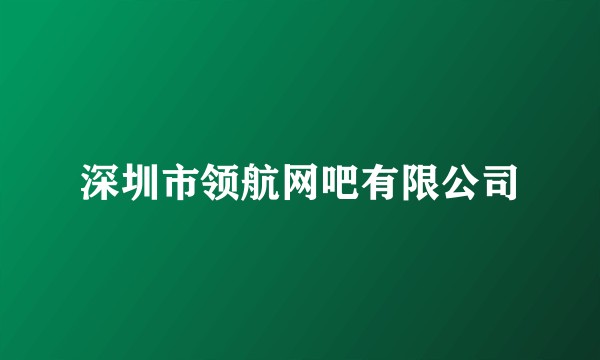 深圳市领航网吧有限公司