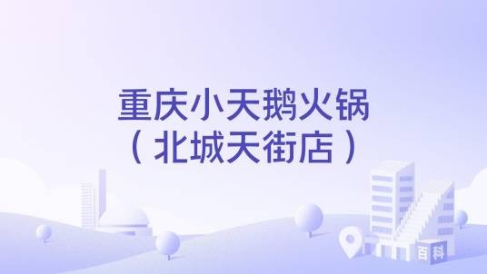 重庆小天鹅火锅（北城天街店）