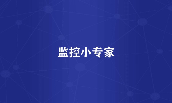 监控小专家