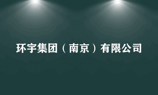 环宇集团（南京）有限公司