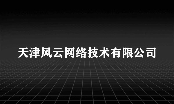 天津风云网络技术有限公司