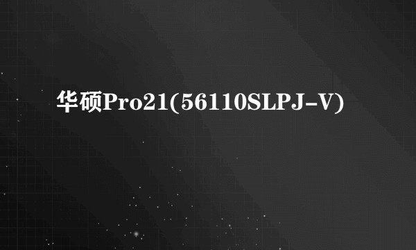 华硕Pro21(56110SLPJ-V)