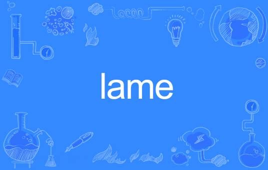 LAME（英文单词）