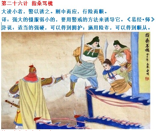 指桑骂槐计