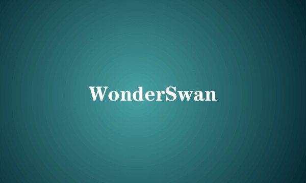 WonderSwan