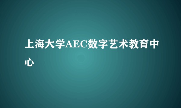 上海大学AEC数字艺术教育中心