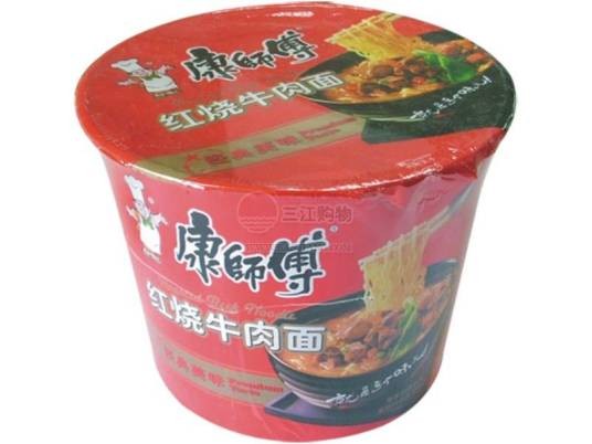 康师傅红烧牛肉面