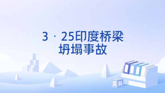 3·25印度桥梁坍塌事故