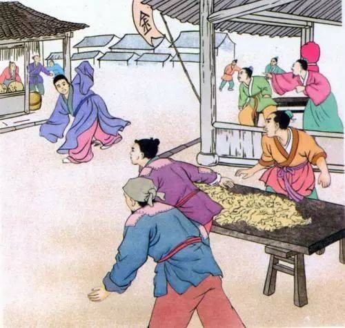 齐人攫金（《列子·说符》所载故事）