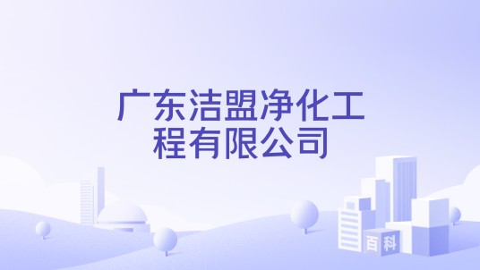 广东洁盟净化工程有限公司