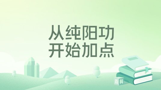 从纯阳功开始加点