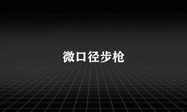 微口径步枪