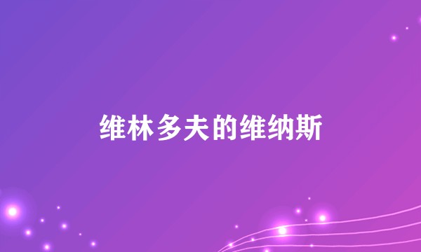 维林多夫的维纳斯