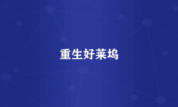 重生好莱坞
