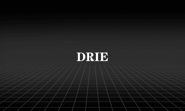 DRIE