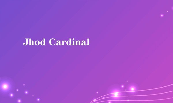 Jhod Cardinal