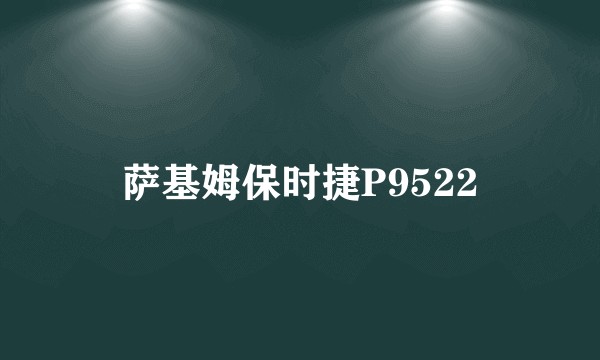 萨基姆保时捷P9522