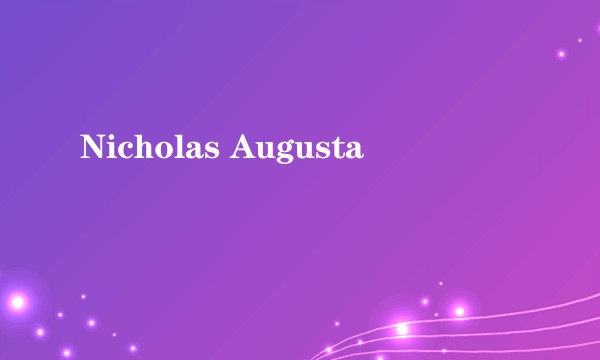 Nicholas Augusta