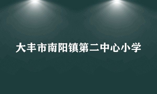 大丰市南阳镇第二中心小学