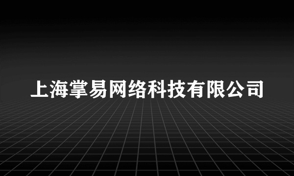上海掌易网络科技有限公司