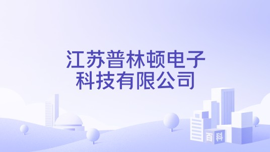 江苏普林顿电子科技有限公司