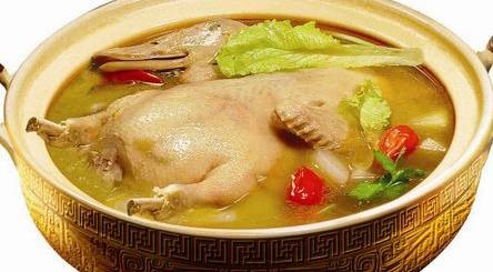 酸萝卜老鸭汤