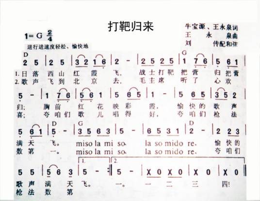 打靶归来(1960年牛宝源、王永泉创作的军旅歌曲)