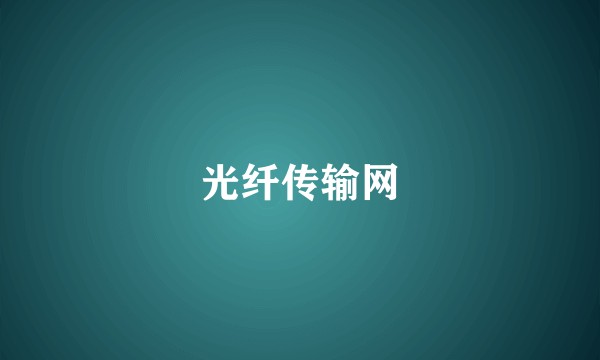 光纤传输网