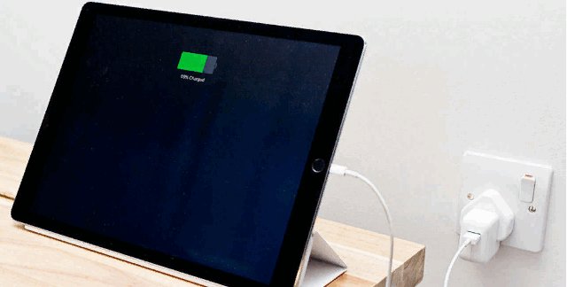 为啥给iPad充电老是显示不在充电