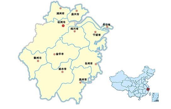 请问浙江有几个市?