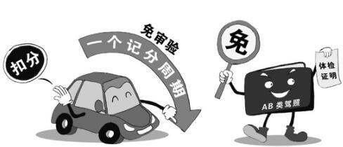 b2驾驶证到了年审日期.过多久就算过期就审不了?(有扣分)