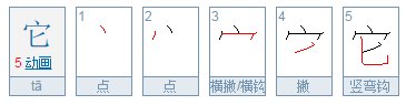 它的组词有哪些