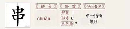 串字什么结构，拼音怎么拼