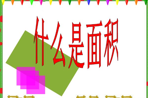 什么是面积的概念
