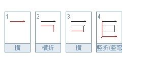 巨的笔画笔顺名称