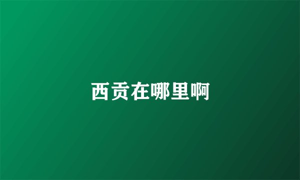 西贡在哪里啊