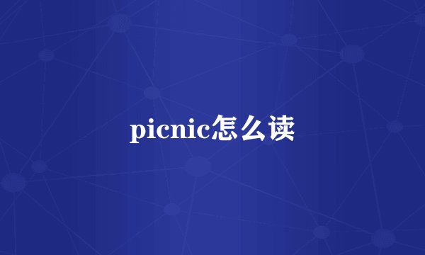 picnic怎么读