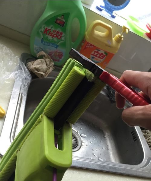 急!妙洁的拖把头怎么替换??