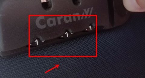 行李箱3位滚轮密码锁密码忘了怎么办?