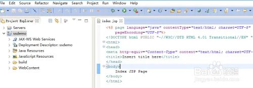eclipse打开JSP页面时,找不到Java Build Path