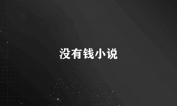 没有钱小说