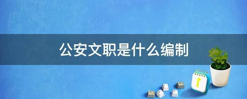公安文职是什么编制