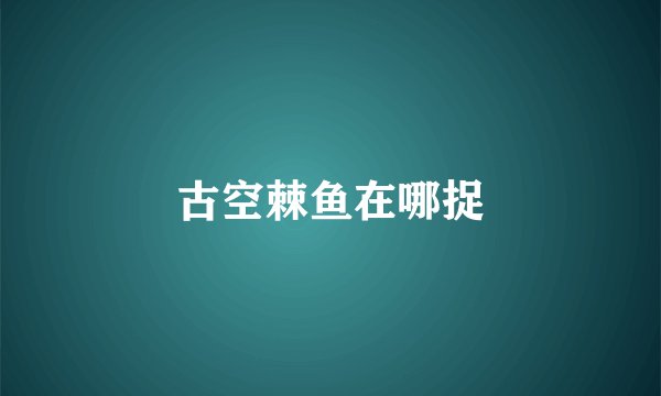 古空棘鱼在哪捉