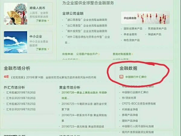 汇率查询中国银行今日外汇牌价