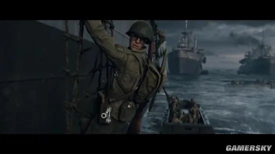 《COD14:二战》三大战场预告 十四国军队壮观抢滩登陆