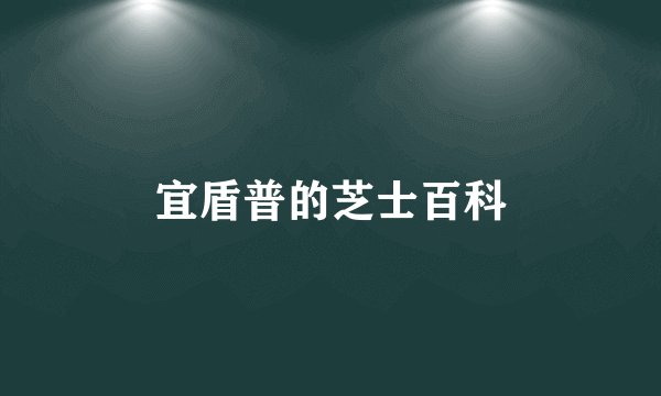 宜盾普的芝士百科