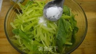 爽口小菜--凉拌莴笋丝